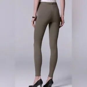Olive green leggings for layering